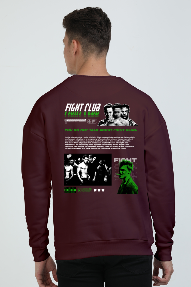 Revolt in Style: The Fight Club Rebellion Oversized Sweatshirt