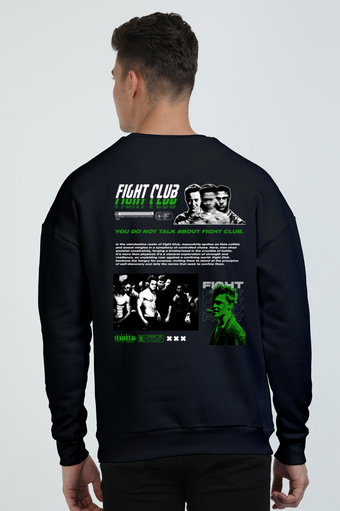 Revolt in Style: The Fight Club Rebellion Oversized Sweatshirt