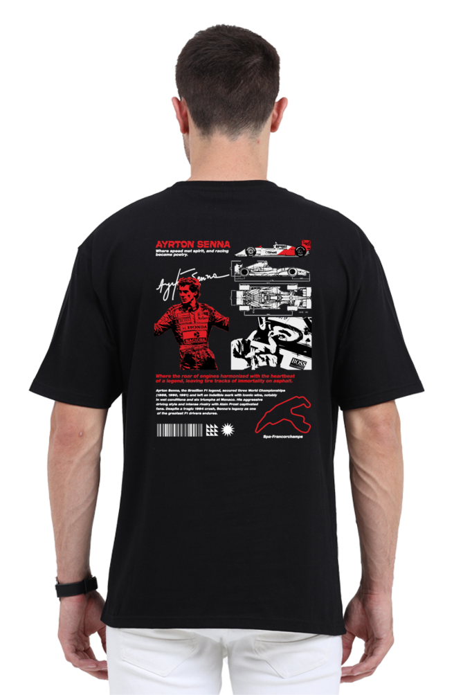 Ayrton Senna Legacy Edition: Unisex Oversized Classic T-Shirt