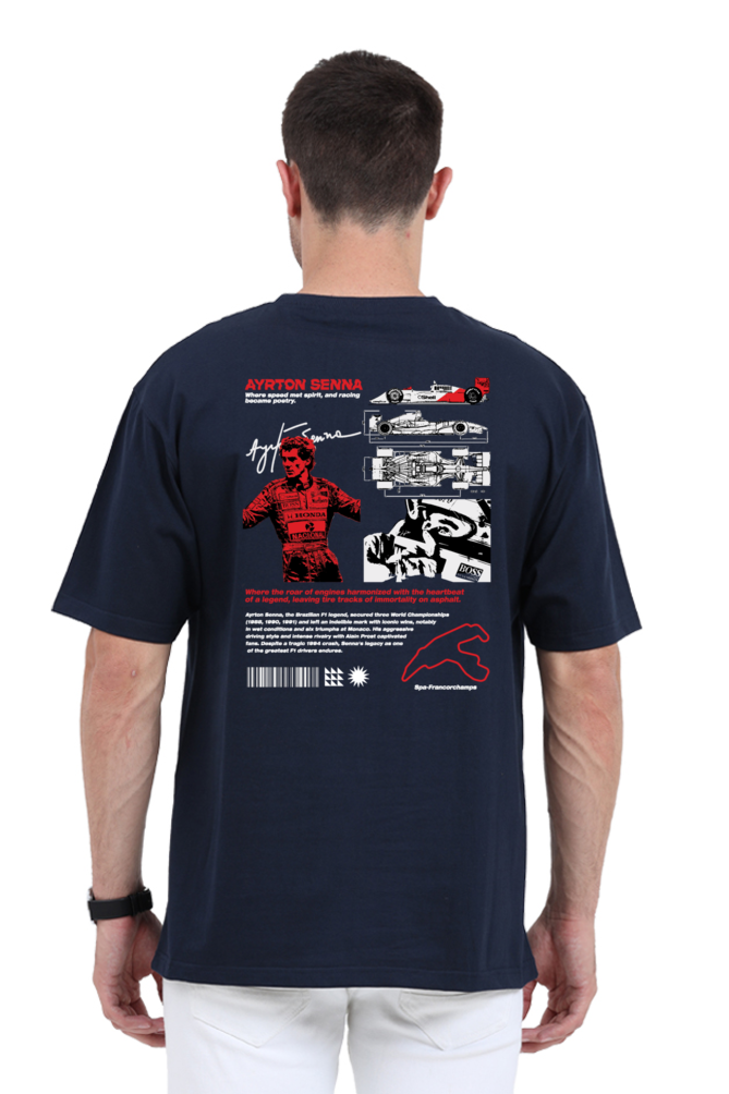 Ayrton Senna Legacy Edition: Unisex Oversized Classic T-Shirt