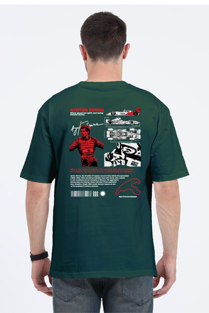 Ayrton Senna Legacy Edition: Unisex Oversized Classic T-Shirt