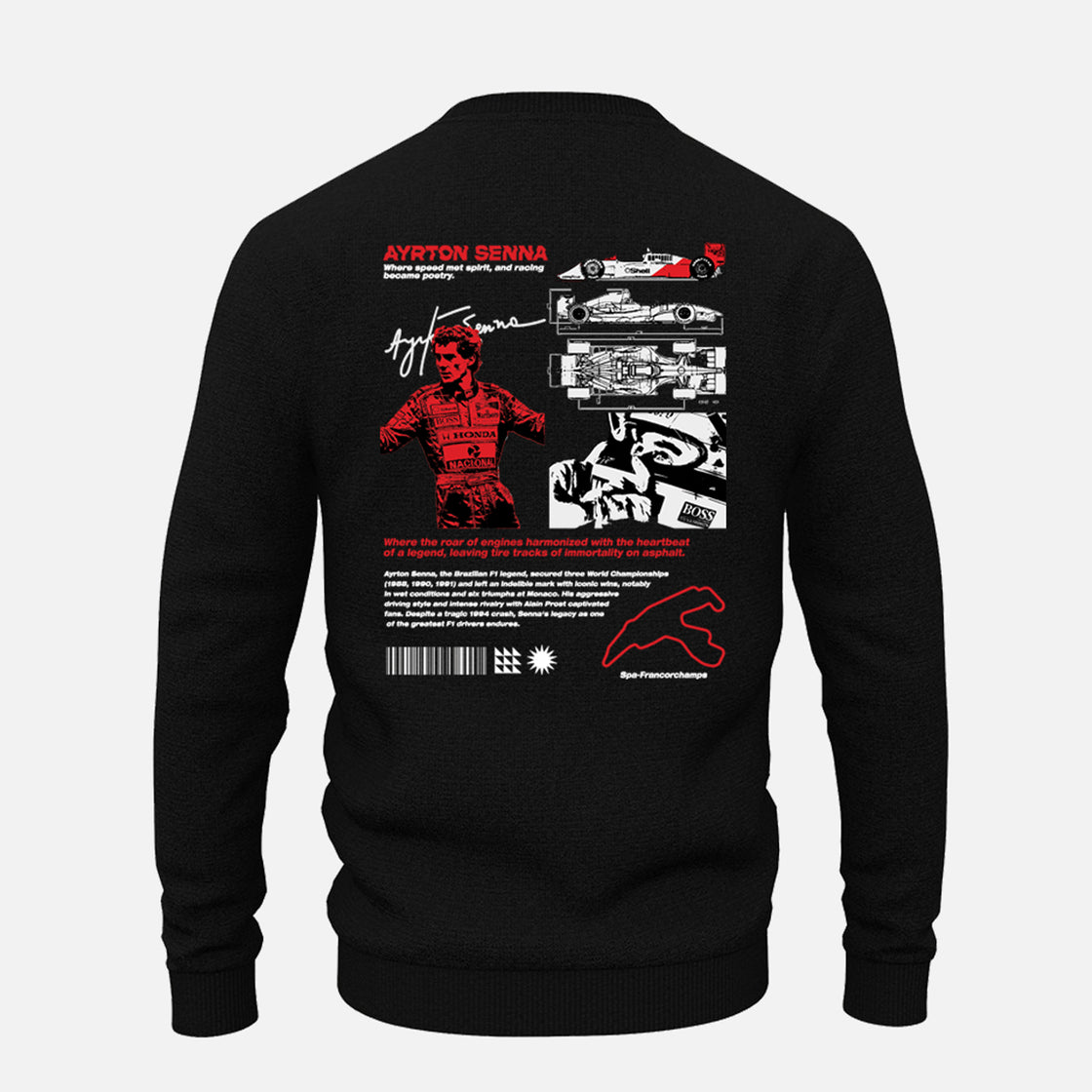 Ayrton Senna Legacy Edition: Unisex Sweatshirt