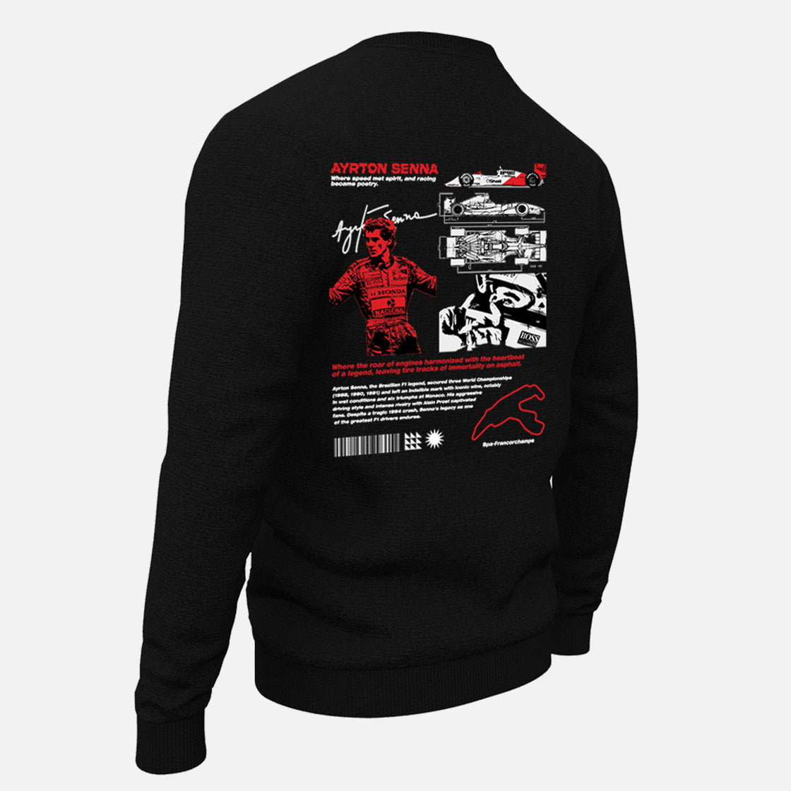 Ayrton Senna Legacy Edition: Unisex Sweatshirt