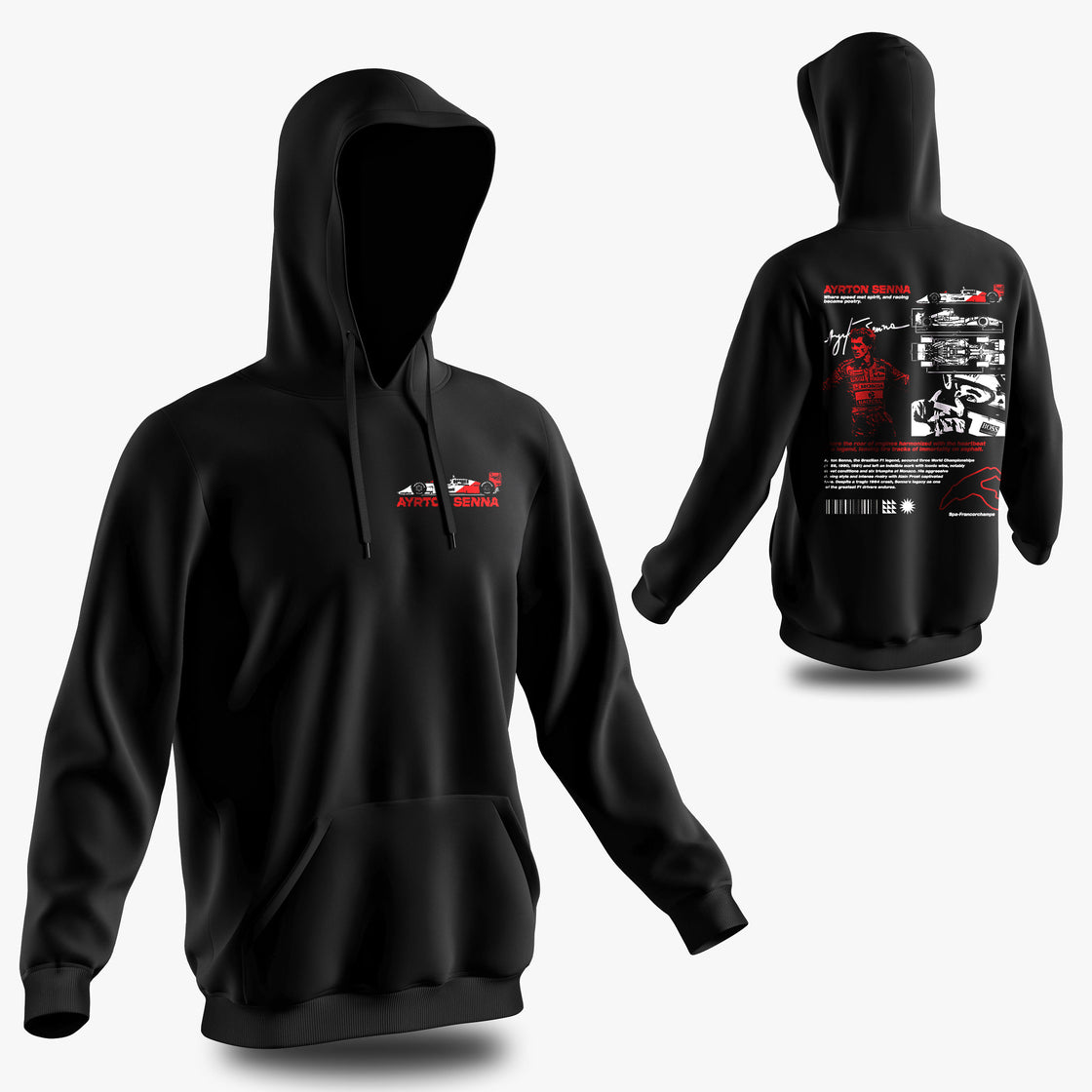 Ayrton Senna Legacy Edition: Unisex  Hooded Sweatshirt